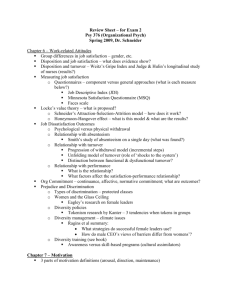 Review Sheet – Exam 2 - the Department of Psychology at Illinois