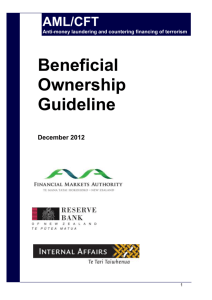 Beneficial Ownership Guideline