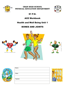 OHS2011 S1 HWB Booklet Bones and Joints