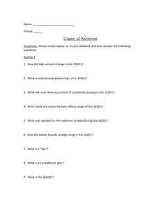 Chapter 12 Worksheet