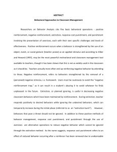 ABSTRACT, Behavioral Approaches to