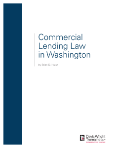 Commercial Lending Law in Washington