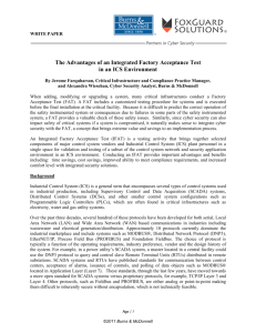 The Advantages of an Integrated Factory Acceptance Test in