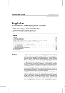 A Novel Process for Modifying Pharmacokinetics