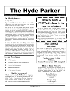 The Hyde Parker - Hyde Park Neighborhood Association
