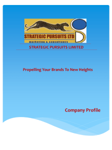 COMPANY PROFILE - SPL Kenya Ltd.