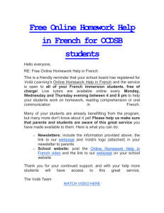 Free Online Homework Help in French for OCDSB students