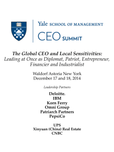 Participants - Yale School of Management