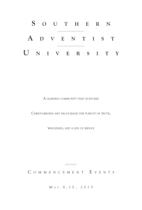 here - Southern Adventist University