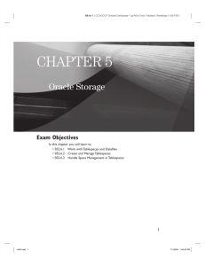 Chapter 05 - Oracle Storage