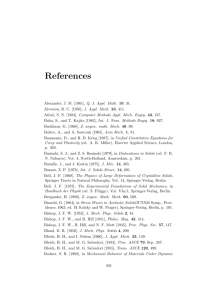 References - Civil and Environmental Engineering