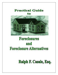 Lender's Guide to New Jersey Foreclosures