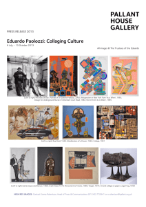 Eduardo Paolozzi: Collaging Culture