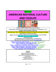 american material culture and folklife