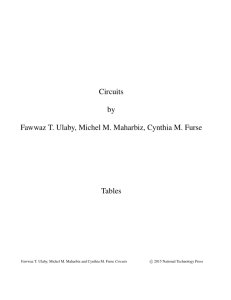 Circuits by Fawwaz T. Ulaby, Michel M. Maharbiz, Cynthia M. Furse