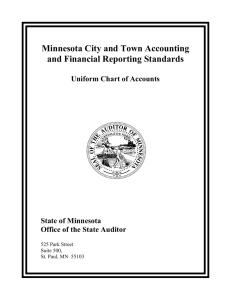 Uniform Chart of Accounts - Office of the State Auditor