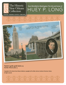 HUEY P. LONG - Historic New Orleans Collection