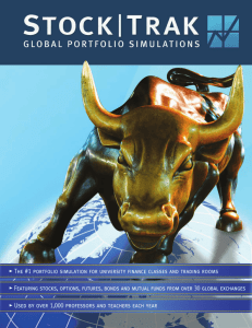 The #1 portfolio simulation for university finance classes - Stock-Trak