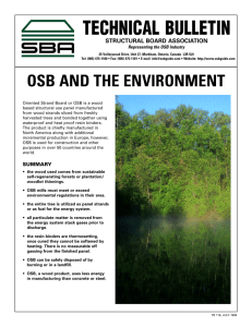 OSB & the Environment