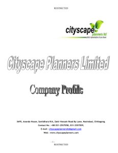 Profile - cityscapeplanners ltd