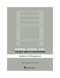 Internal Control 2006: The Next Wave of