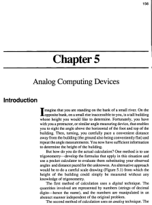 Analog Computing Devices