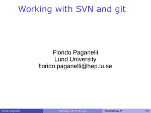 Working with SVN and git