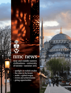 nmc news - Department of Near and Middle Eastern Civilizations