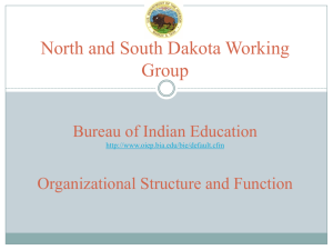 finance functions - Bureau of Indian Education