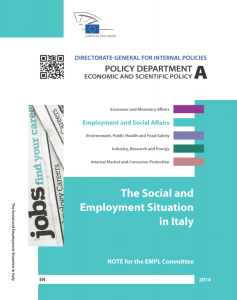 The Social and Employment Situation in Italy