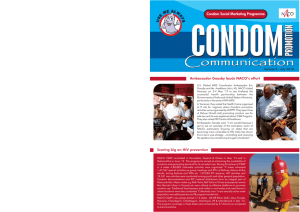 Condom Promotion News Letter July 2013