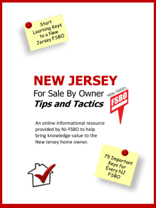 NJ-FSBO Tips & Tactics - Bradley Beach Public Library