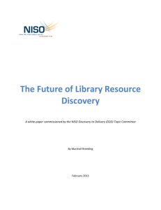 The Future of Library Resource Discovery
