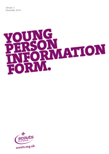 Young Person Information Form - Scouts.org.uk