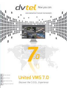 United VMS 7.0 Brochure
