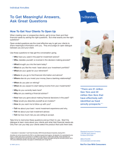 To Get Meaningful Answers, Ask Great Questions