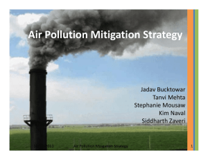 Air Pollution Mitigation Strategy