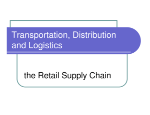 Walmart Distribution Module Introduction to Supply Mgt PowerPoint