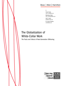 The Globalization of White-Collar Work