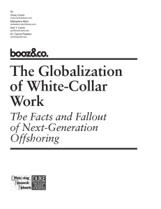 The Globalization of White-Collar Work