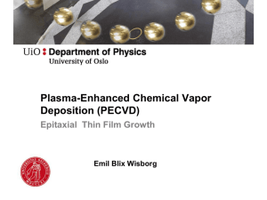 Plasma-Enhanced Chemical Vapor Deposition