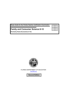 Study Guide for the Florida Teacher Certification Examination Family