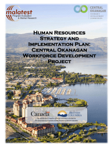 Human Resources Strategy and Implementation Plan: Central
