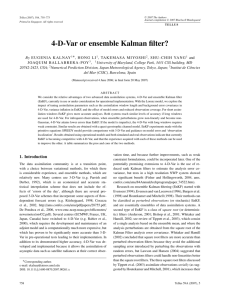 4-D-Var or ensemble Kalman filter?