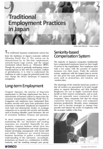 Traditional Employment Practices in Japan