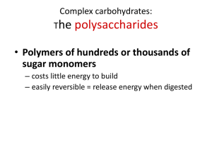 The polysaccharides