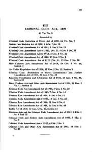 criminal code act, 1899 - Supreme Court Library Queensland