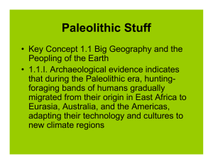 Paleolithic Stuff