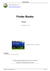 Finder Books - Outdoors