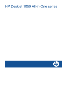 HP Deskjet 1050 All-in-One series - Hewlett
